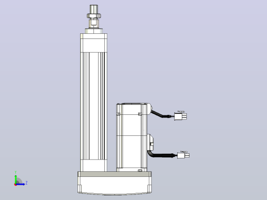 轻载电动缸TPA-ESR40-1210C-L100-MR-FA-W-P40-C3左视缩略图
