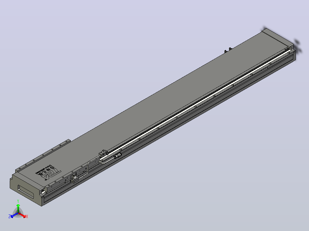 直驱直线电机轴TPA-LNP2-200-55C6-1-L1200-3-C-05-N3主视图