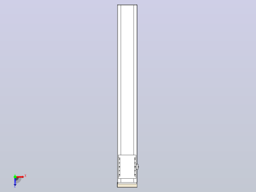 滚珠丝杠直线轴带导轨全封闭TPA-HCR-202D-2510C-L1500-MP-Y-P75-N3俯视缩略图