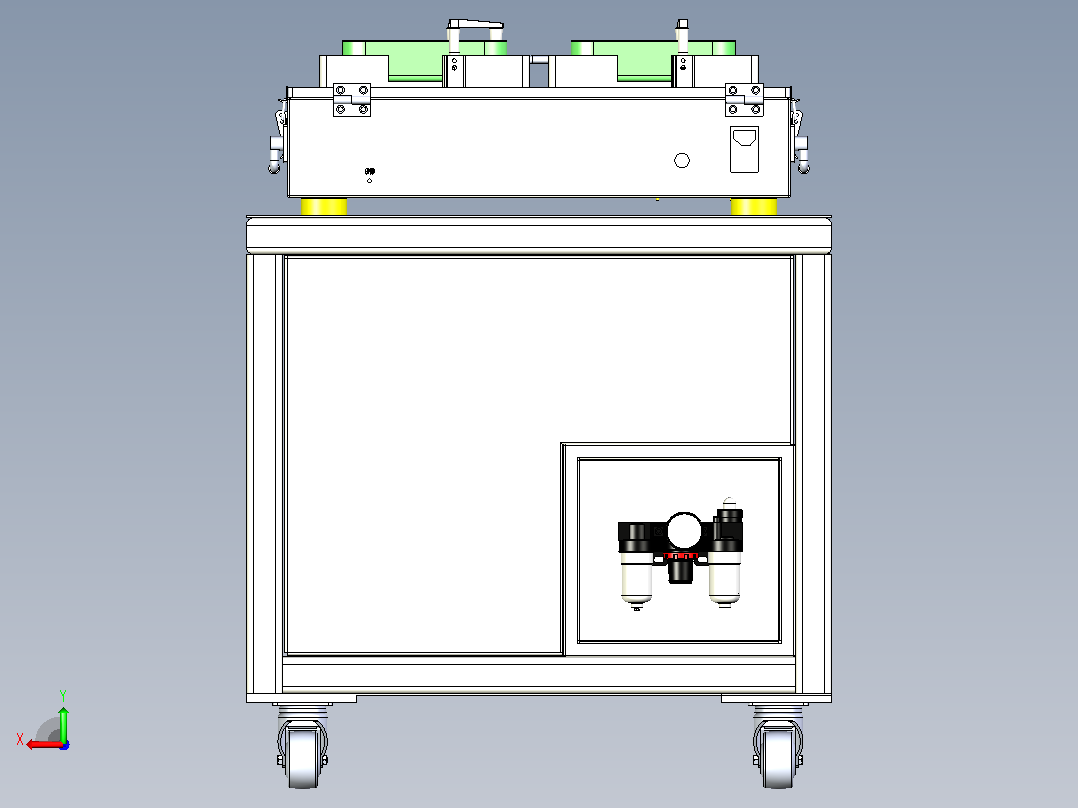 压装治具工装24后视图