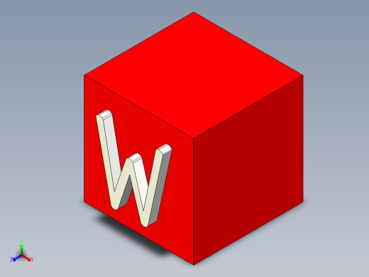 SOLIDWORKS 玩具镇纸（3D模型）正等轴测缩略图
