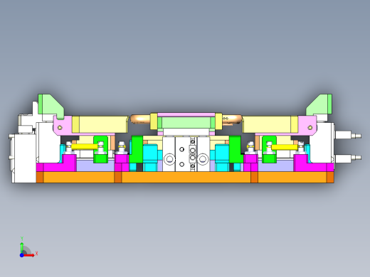 Phone手机中心定位夹具step前视缩略图