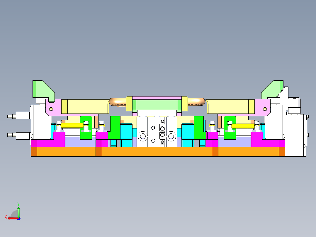 Phone手机中心定位夹具step后视图