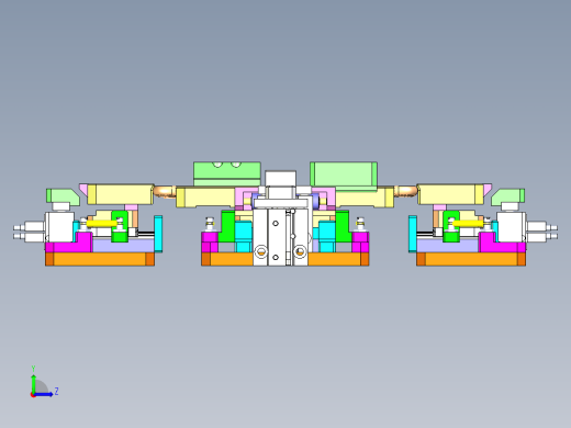 Phone手机中心定位夹具step左视缩略图