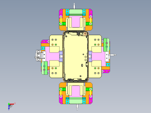 Phone手机中心定位夹具step俯视缩略图