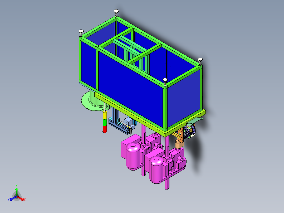 链板式自动攻牙机