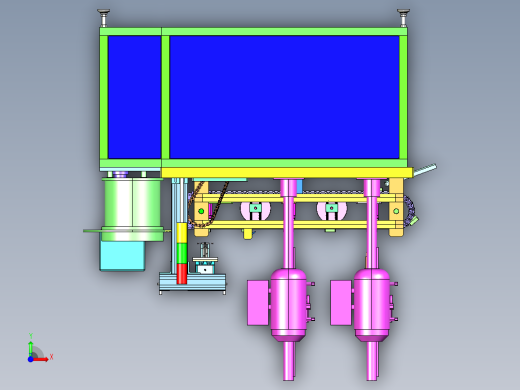 链板式自动攻牙机前视缩略图
