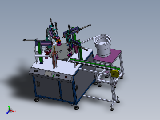 飞科剃须刀钢网胶件组装机