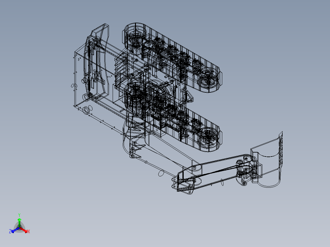 挖掘机三维模型