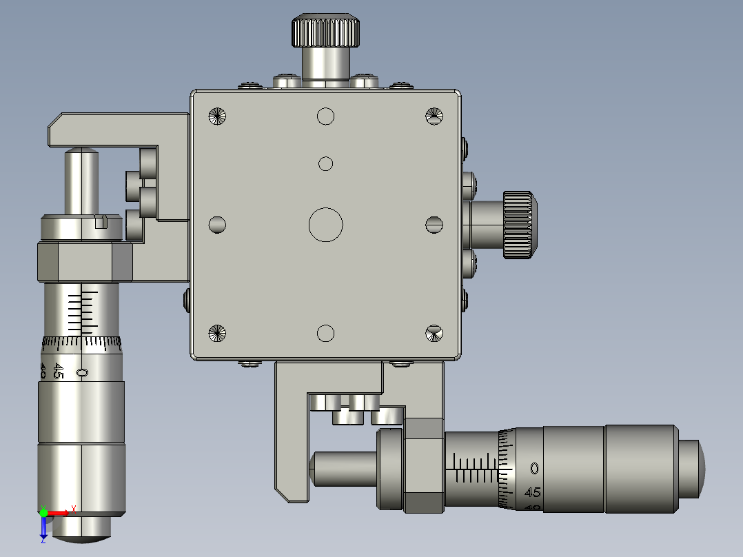 精密仪器俯视图