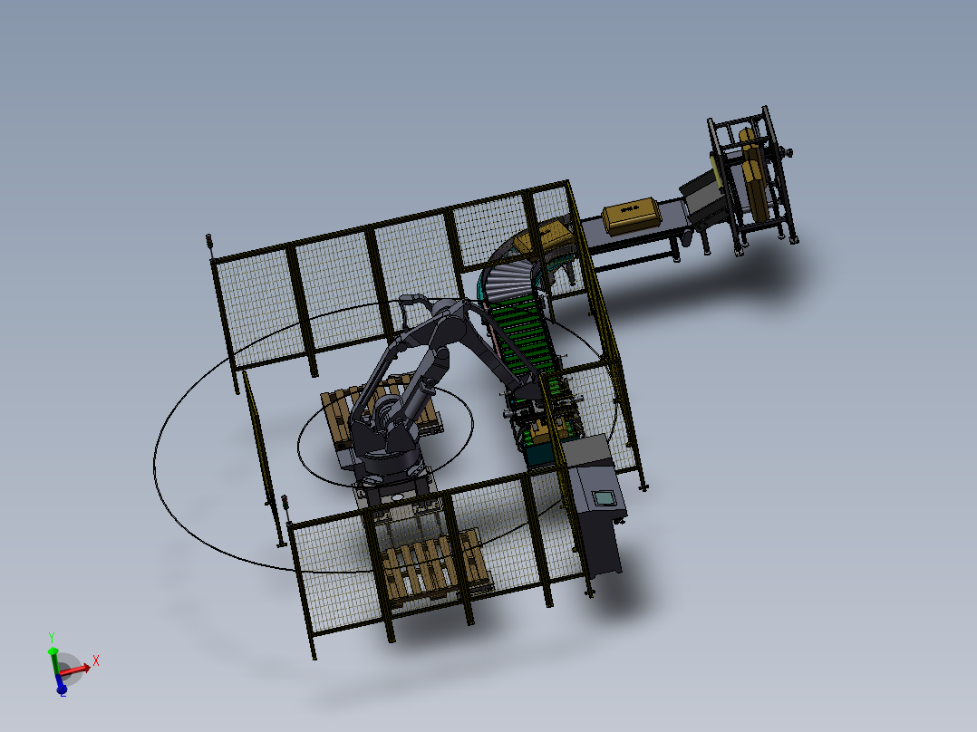 机器人码垛项目