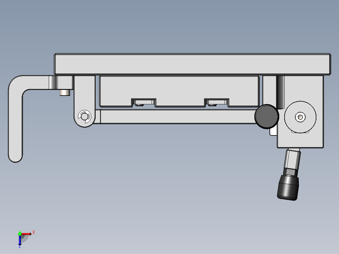 锁附定位治具俯视图