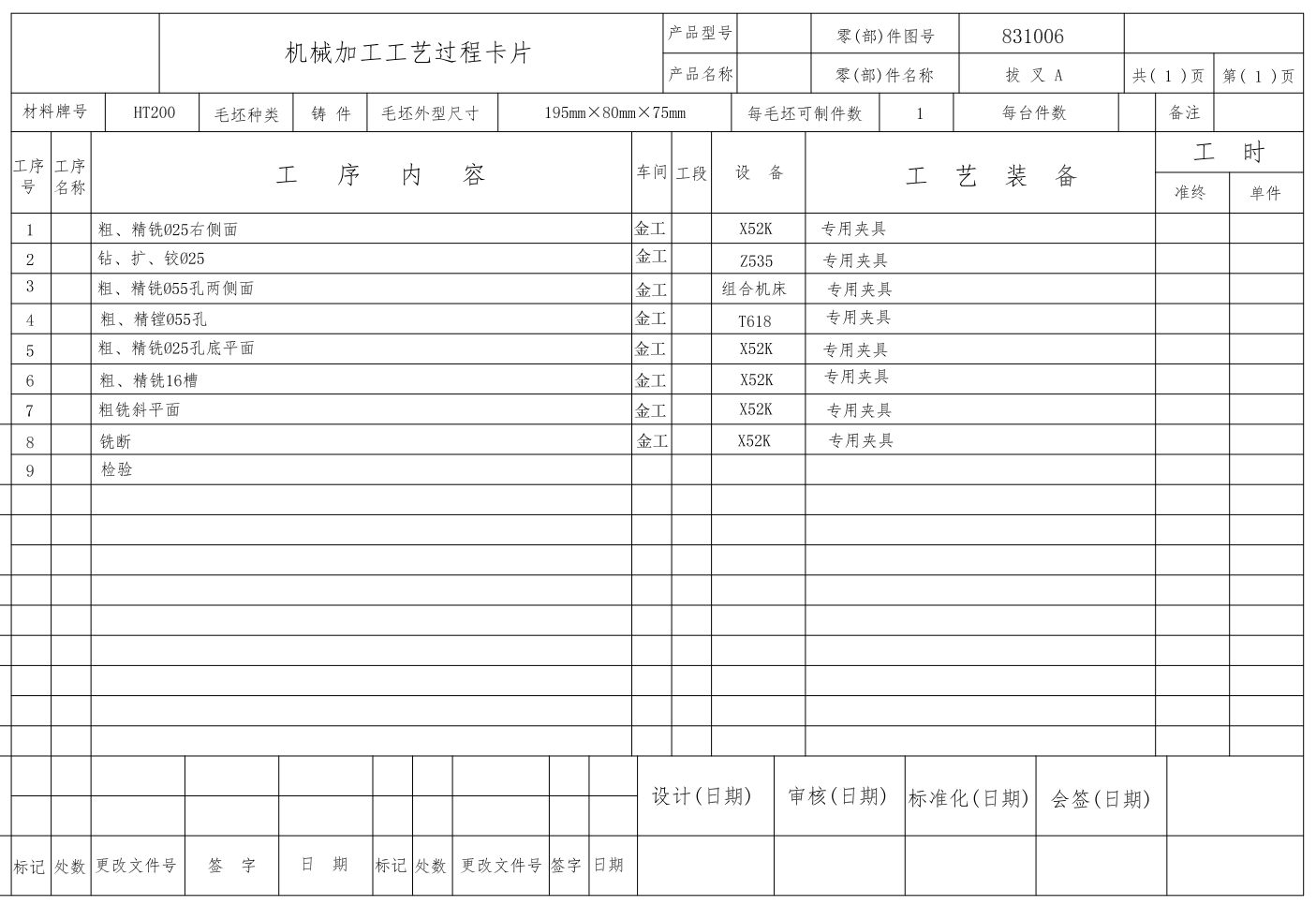 CA6140车床831006拔叉设计图CAD+说明书