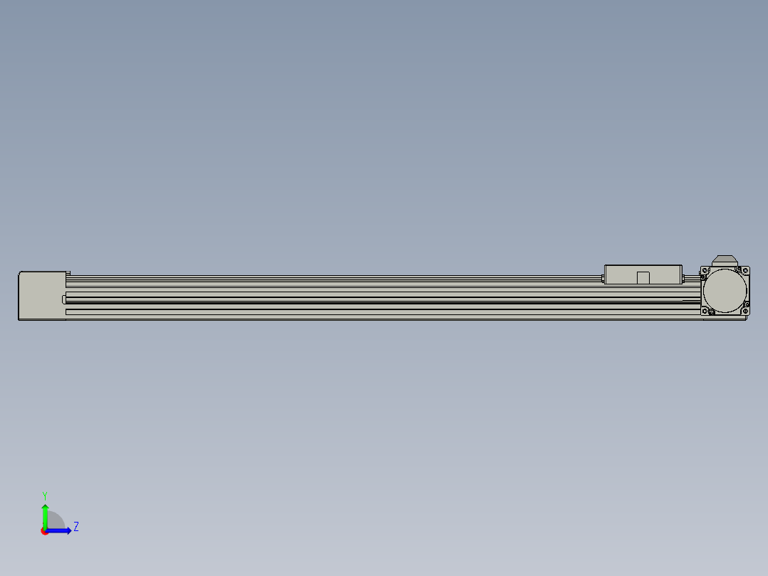 威洛博直线电机模组EB4-L80-S600-R-57-MS3左视图