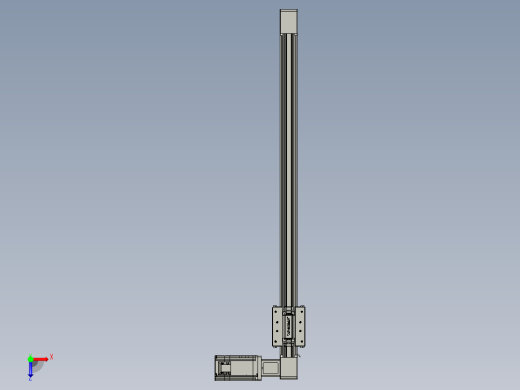 威洛博直线电机模组EB4-L80-S600-R-57-MS3俯视缩略图