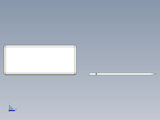 壁纸刀三维proe图左视缩略图