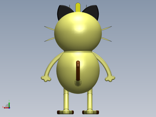 口袋妖怪-喵喵后视缩略图