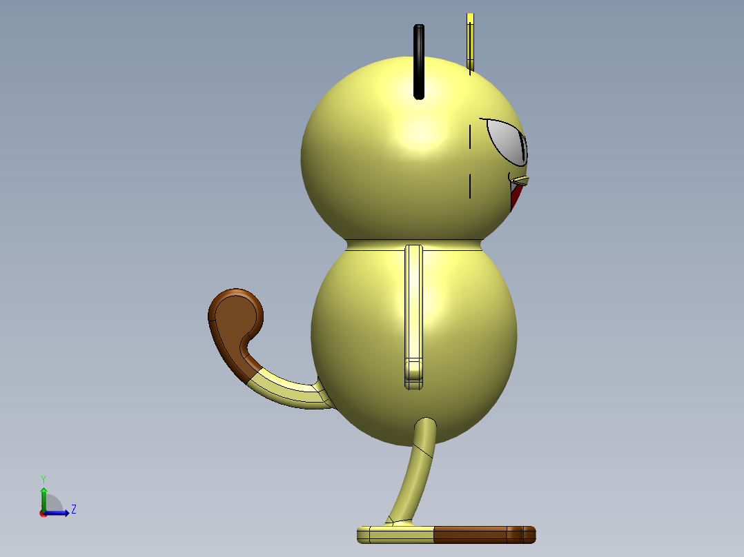 口袋妖怪-喵喵左视图