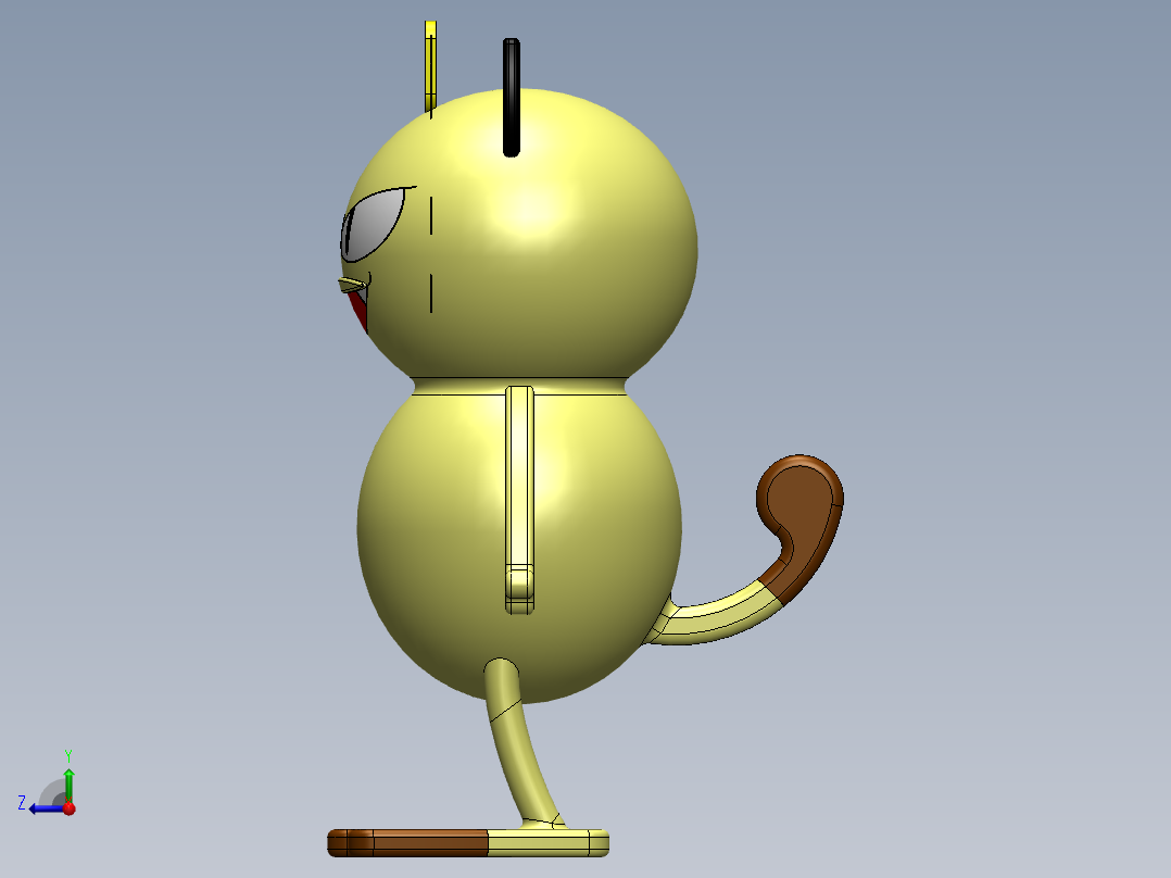 口袋妖怪-喵喵右视图