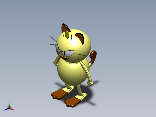 口袋妖怪-喵喵正等轴测缩略图