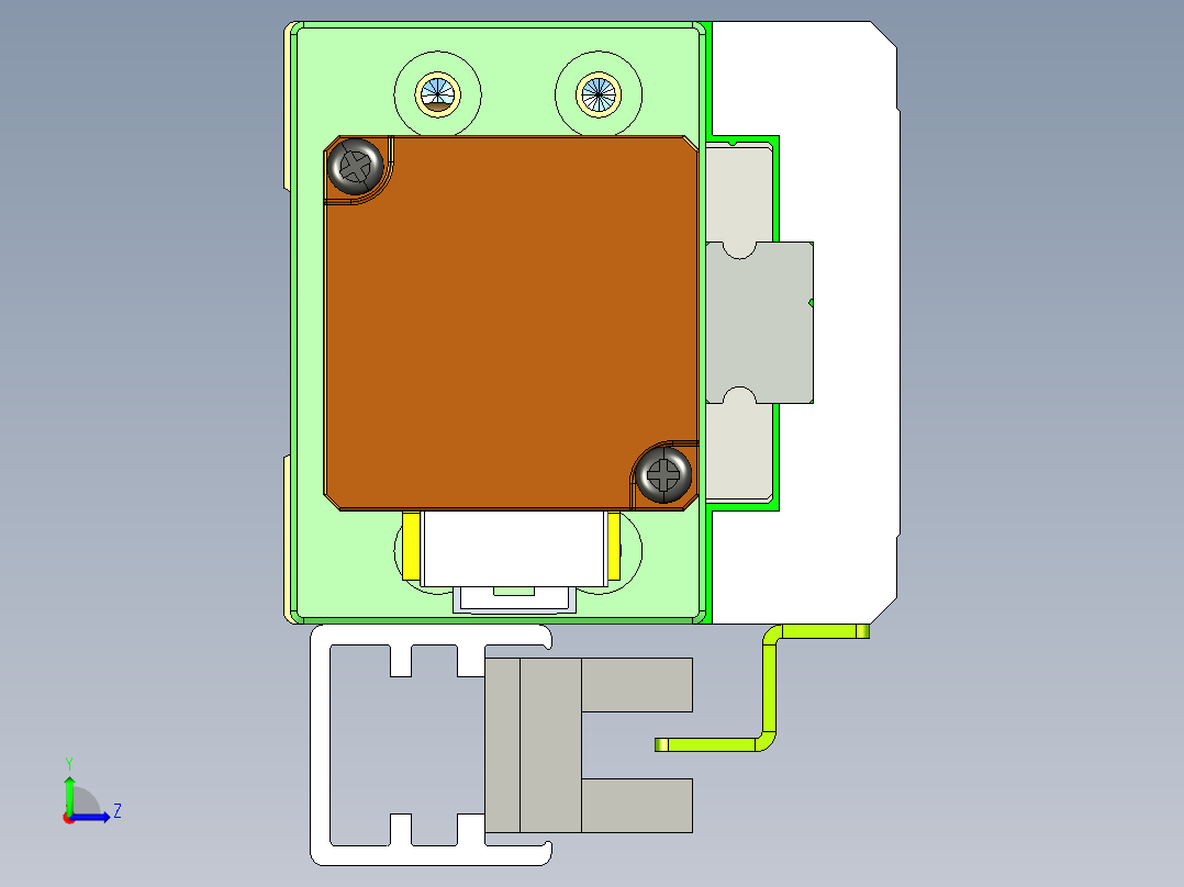 威洛博LES小滑台LES16-Lxx-S50-BC左视图