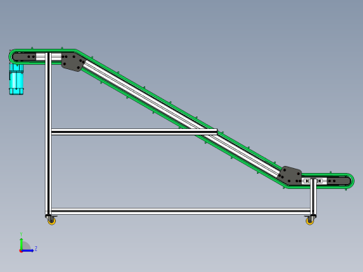 LE-XC5050-Z形升降右边驱动输送线左视缩略图
