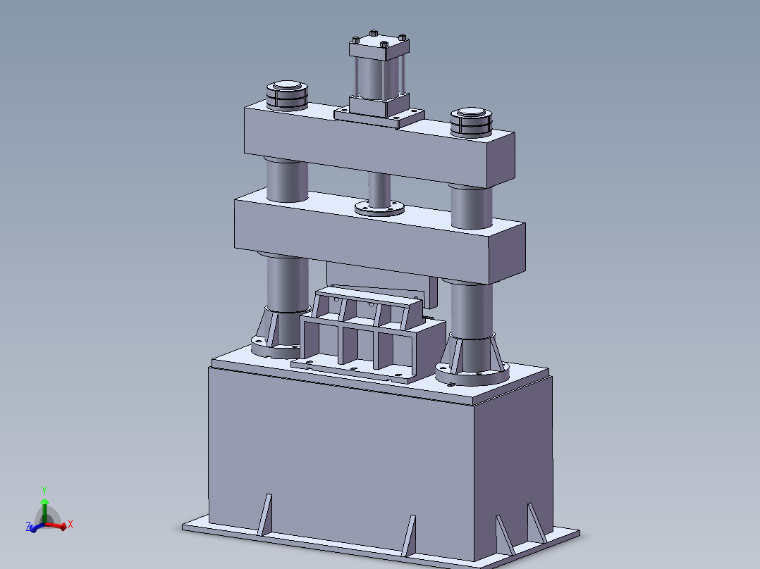 WYT300 液压剪板机主视图