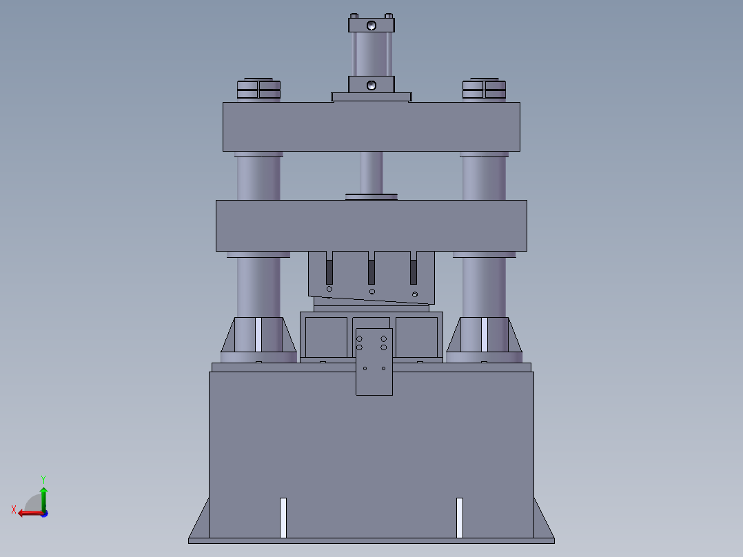 WYT300 液压剪板机后视图