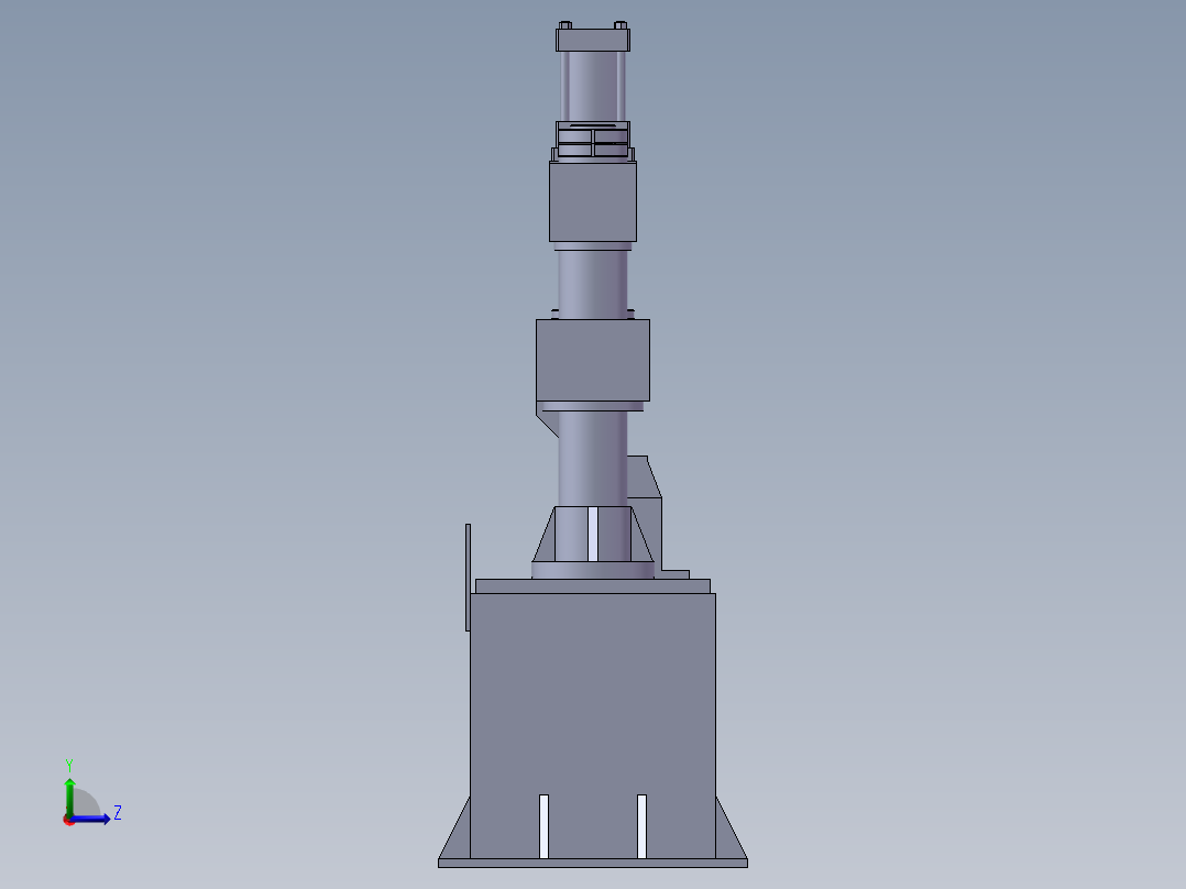 WYT300 液压剪板机左视图