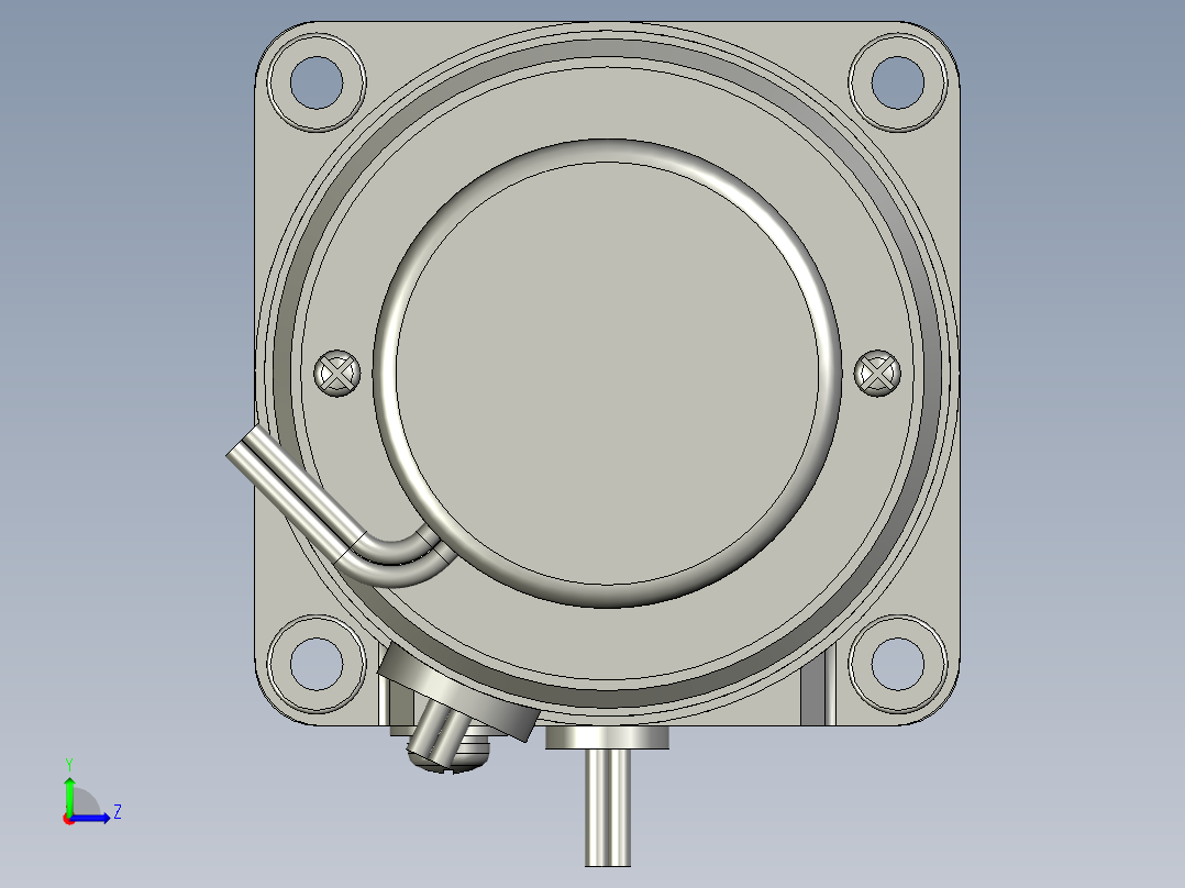 M6RX6GBV4L+MX6G3BA微型齿轮调速马达左视图