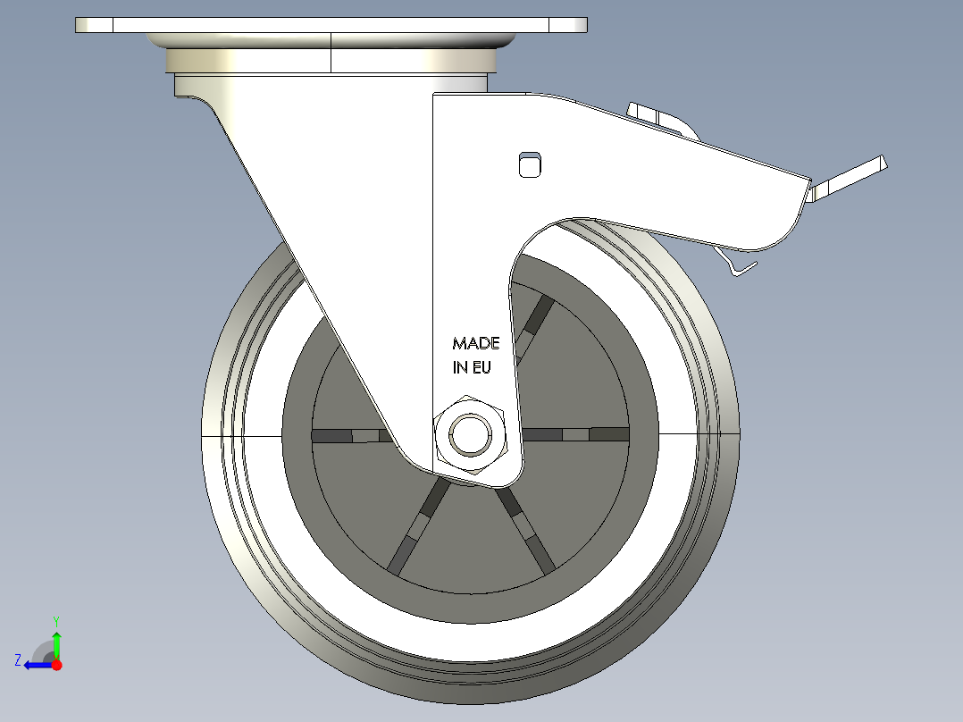 型材-KJN 259790 100MM WHEEL右视图