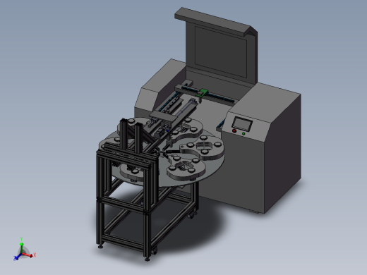 激光剪水口-分度盘方案