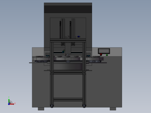 激光剪水口-分度盘方案前视缩略图