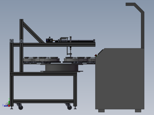 激光剪水口-分度盘方案右视缩略图