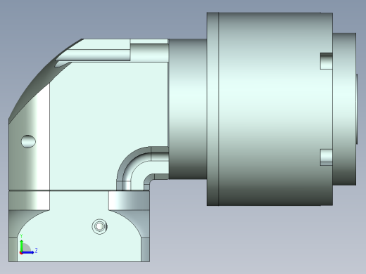 直齿孔ZPLE160-L2 22-110-145-M8.stp左视缩略图