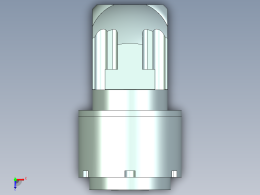 直齿孔ZPLE160-L2 22-110-145-M8.stp俯视缩略图