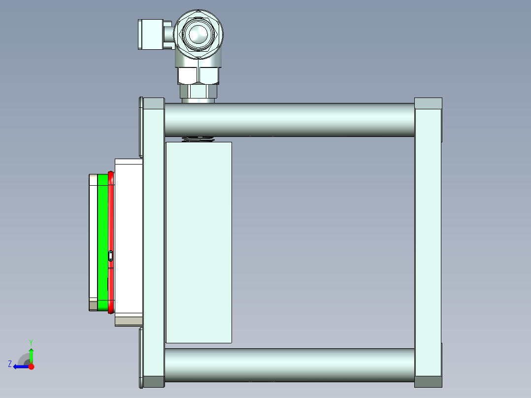 Z581C-笔记本CNC工装夹具三维模型CNC4-zj0915右视图