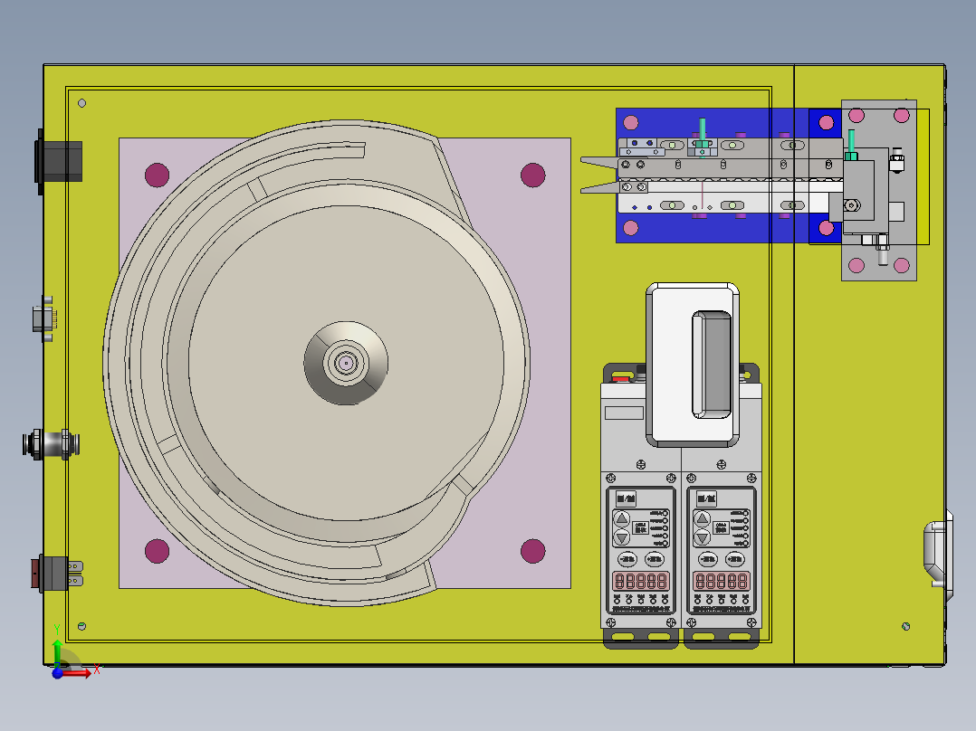 导套自动供料机sw18可编辑前视图