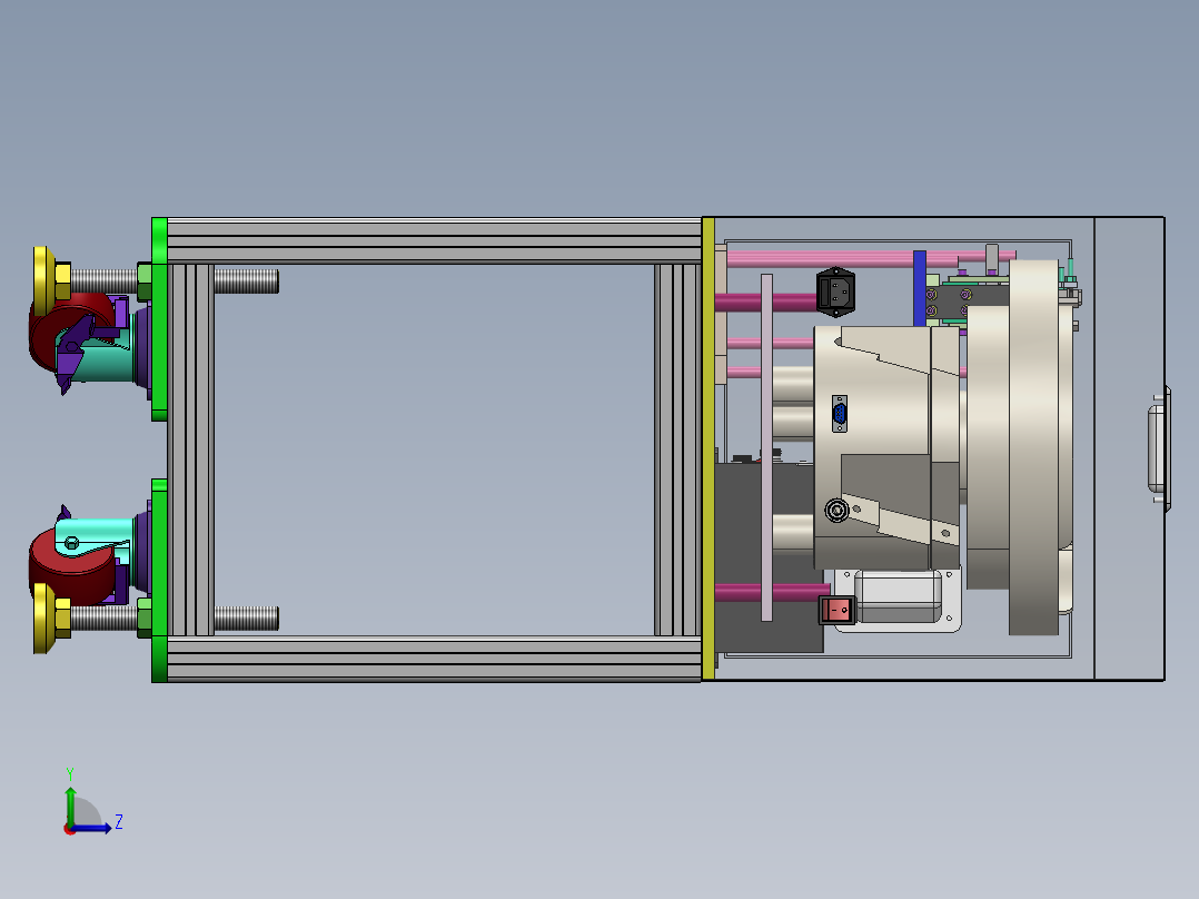 导套自动供料机sw18可编辑左视图
