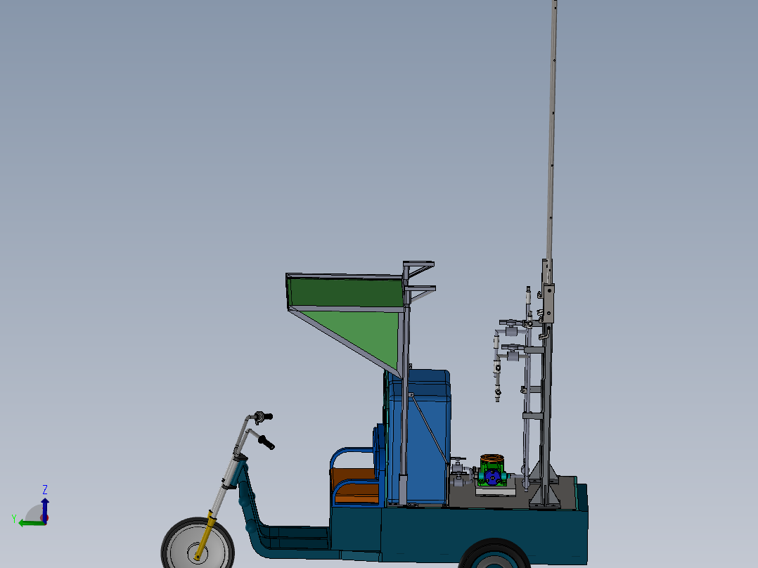移动喷淋车sw16可编辑