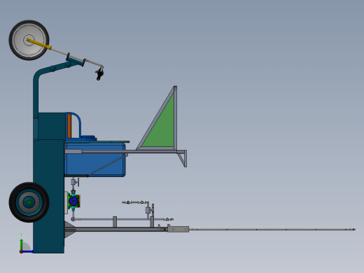 移动喷淋车sw16可编辑左视缩略图