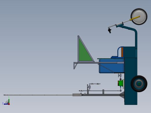 移动喷淋车sw16可编辑右视缩略图