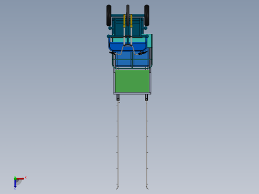 移动喷淋车sw16可编辑俯视缩略图