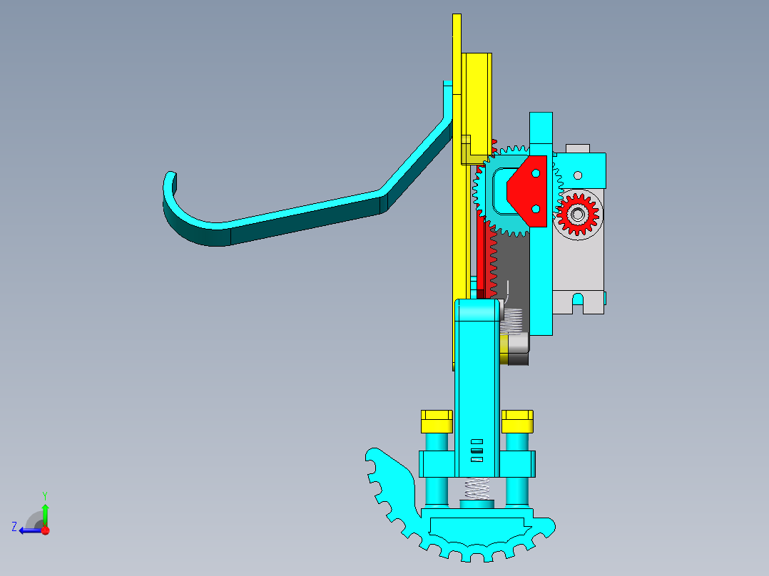 仿真青蛙右视图