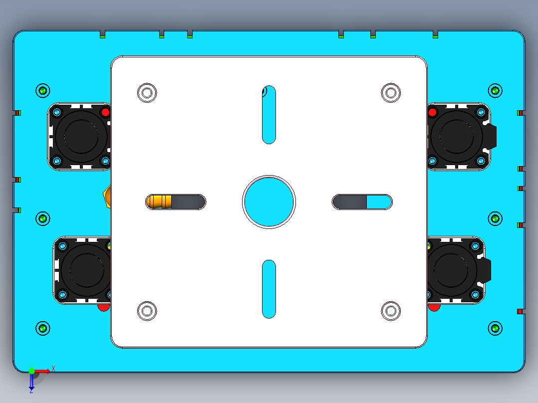 EDA70-笔记本CNC工装夹具三维模型CNC56-190611-设变图档俯视图