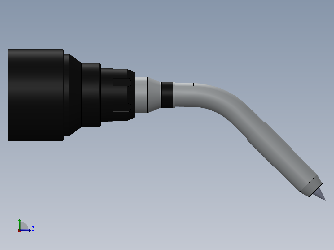 焊接机器人左视图