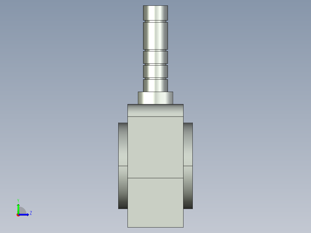 剪刀安装左视图