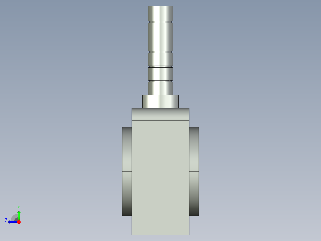 剪刀安装右视图