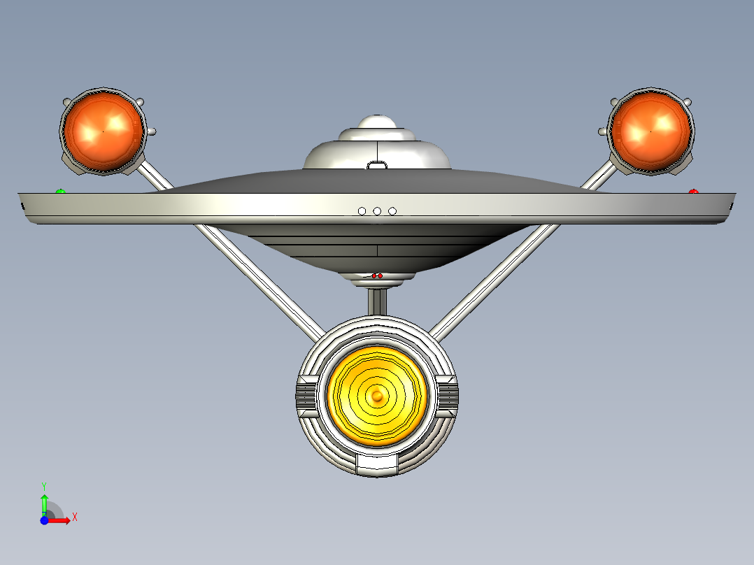 B3003705-原版企业号前视图