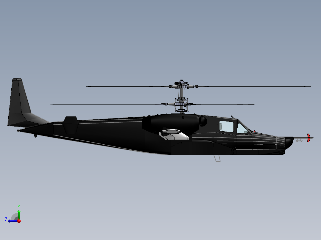 直升机(36)右视图